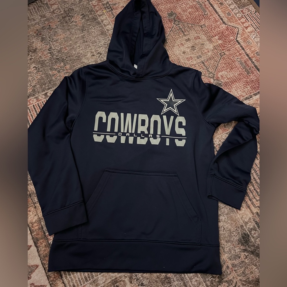 Navy Blue Cowboys boys Hoodie